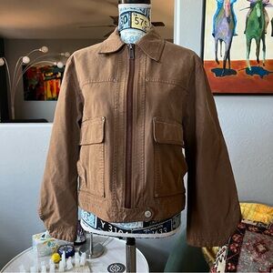 Free people Blair vegan leather jacket